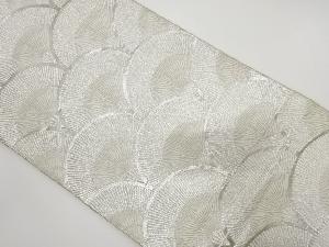 アンティーク　花青海波模様織り出し袋帯（材料）